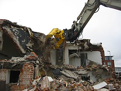 захват на экскаватор-погрузчик